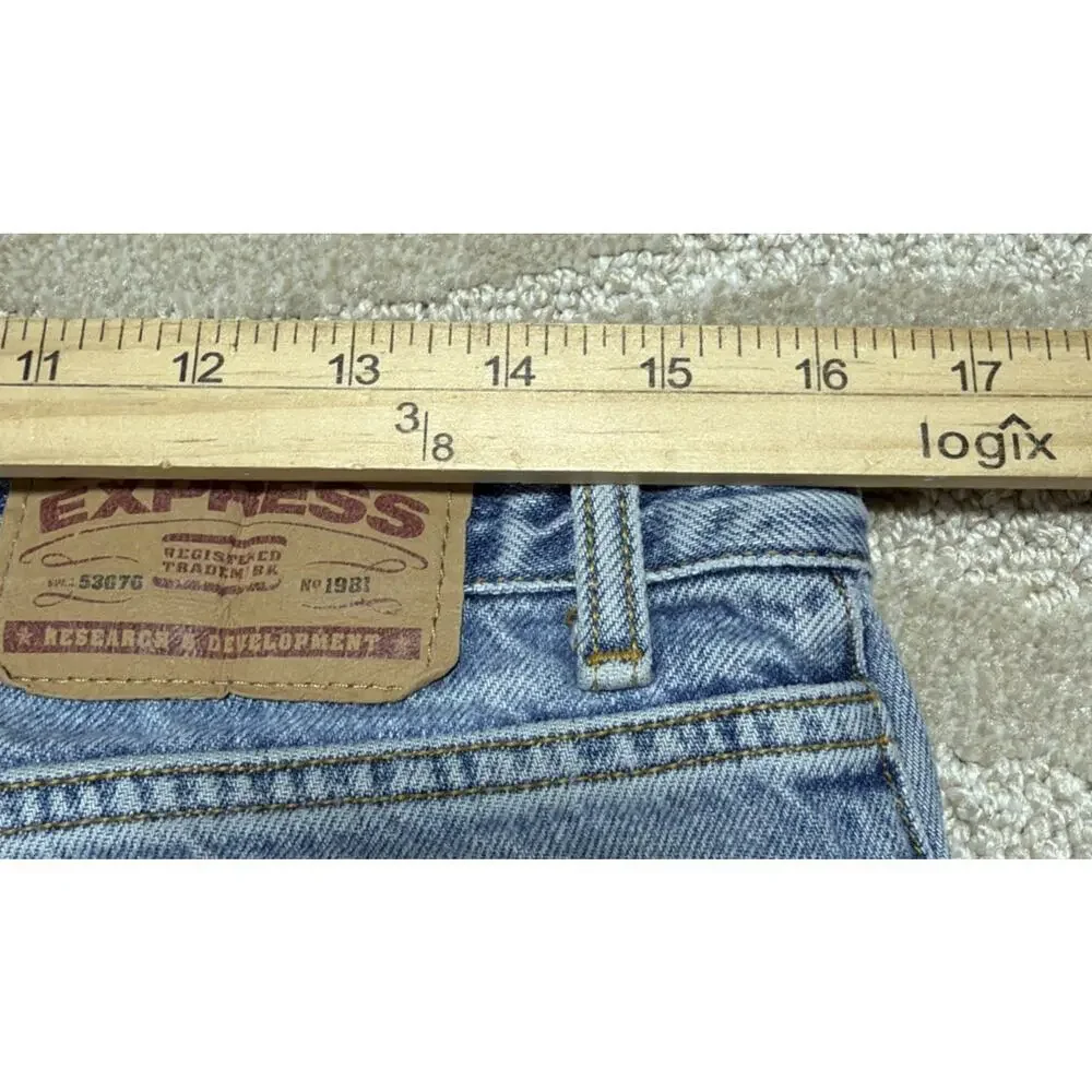 Vintage Women's Express Jeans Precision Fit Low Rise Boot Cut Size11/12 32x32